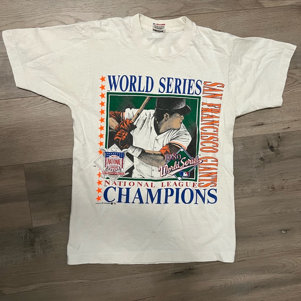 Vintage 1989 San Francisco Giants National League Champions t shirt. Size small